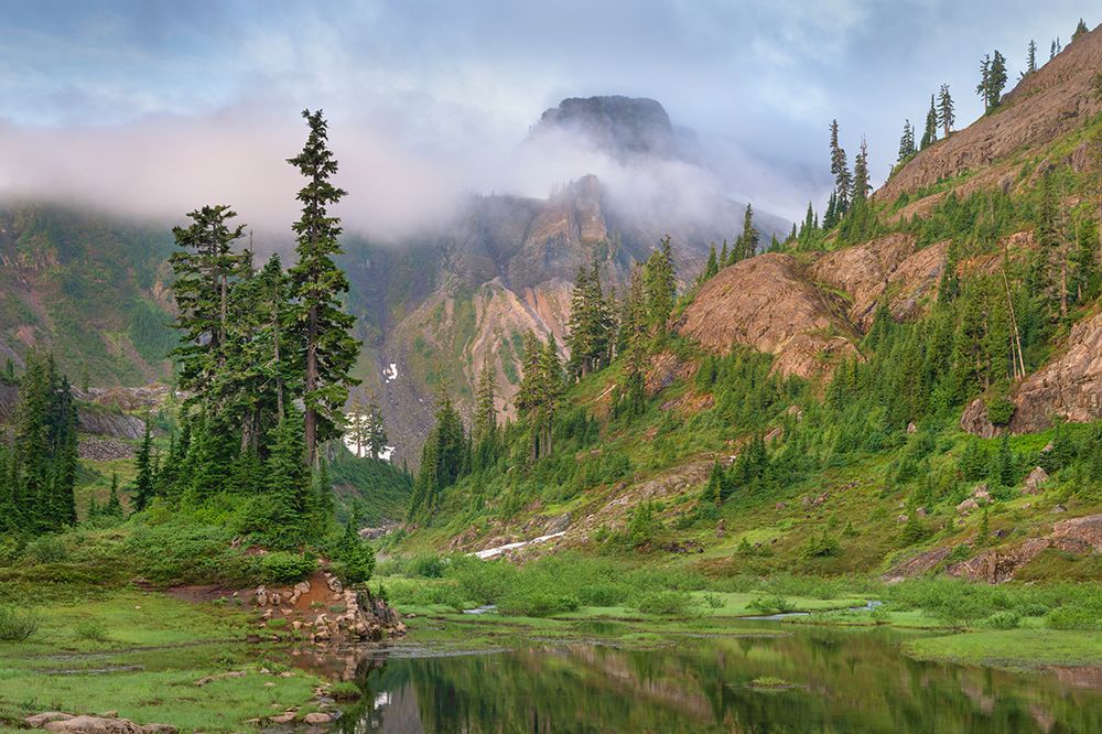 Table Mountain-Heather Meadows-Mount Baker Snoqualmie NF North Cascades-WA art print by Alan Majchrowicz for $57.95 CAD